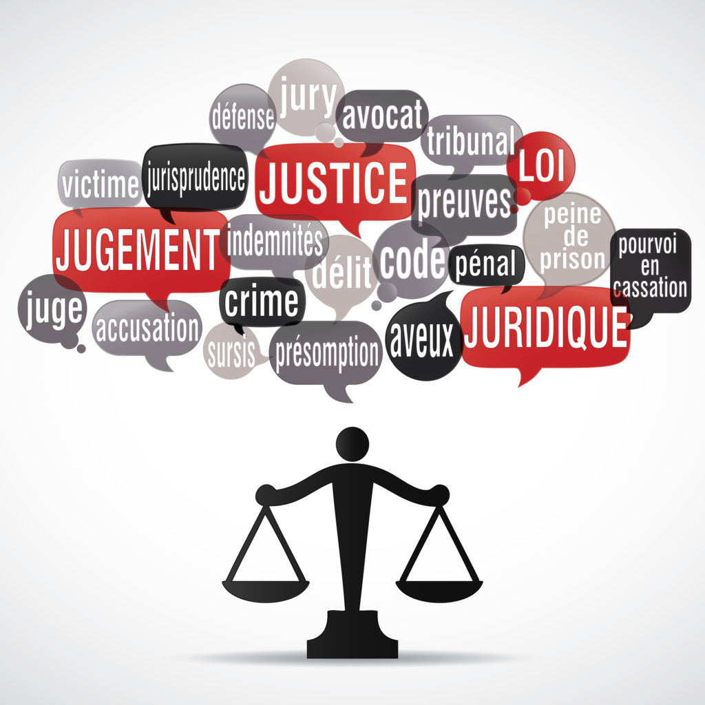 nuage de mots sur la justice - Association Montjoye