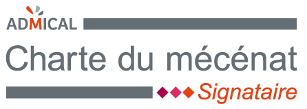 Signataire de la Charte du mécénat - logo - Association Montjoye